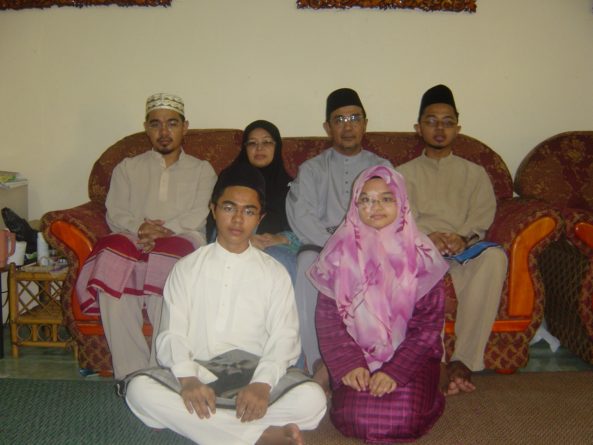 My family during Aidil fitri celebration at Kedah